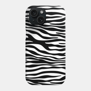 Zebra Print, Zebra Stripes, Black And White Phone Case