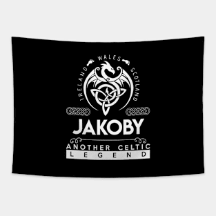 Jakoby Name T Shirt - Another Celtic Legend Jakoby Dragon Gift Item Tapestry