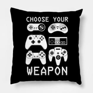 Choose Your Weapon Pillow