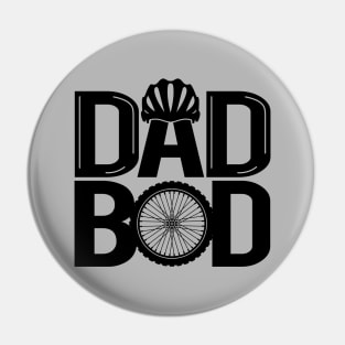 Dad Bod Cycling Gift For Cyclist Dads Pin