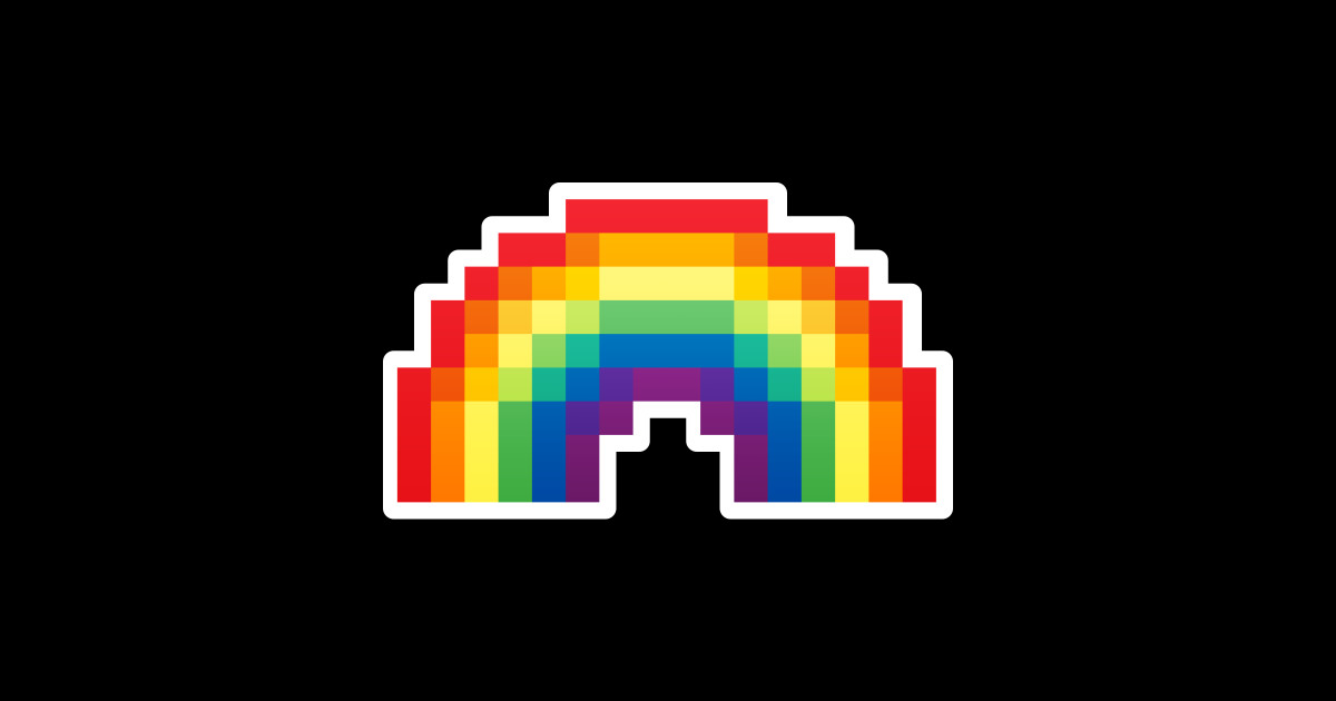 foamposite rainbow pixel