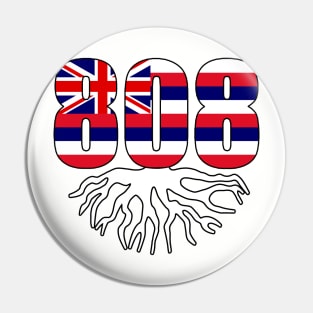 808 Roots Hawaii Flag Pride Pin