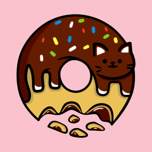 Chocolate donut cat T-Shirt