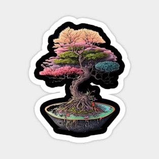 Surreal Tulip Bonsai Magnet