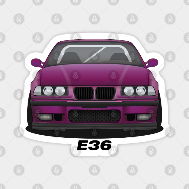 Purple E36 Magnet by turboosted