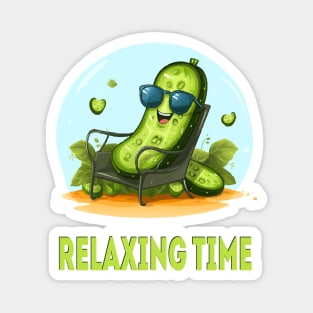 CUCUMBER: RELAXING TIME Magnet