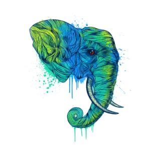 elephant color design T-Shirt