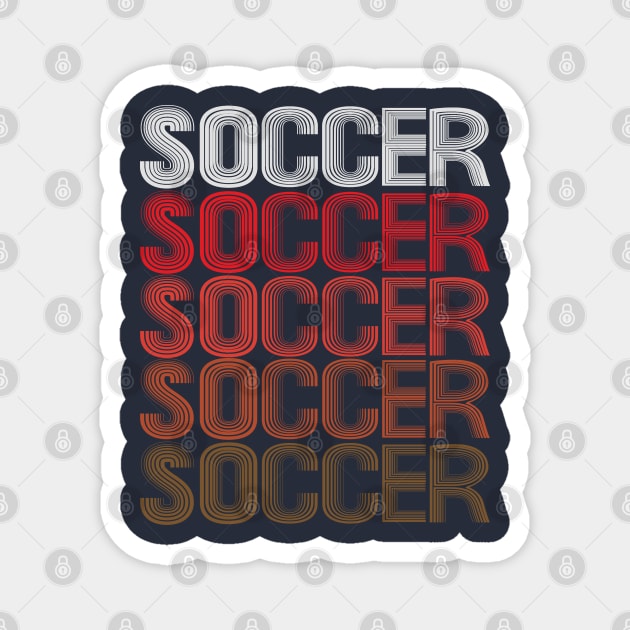 Soccer Football Striker Midfielder Winger Forward. Magnet by Maxx Exchange