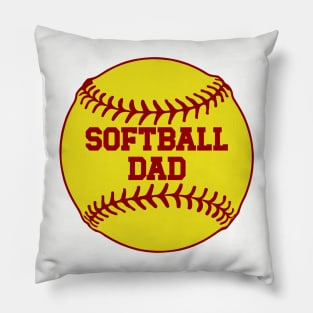 Softball Dad Pillow