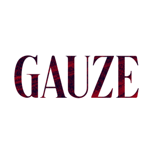 Gauze - Simple Typography Style T-Shirt