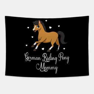 Horse Lover - German Riding Pony Mommy Tapestry