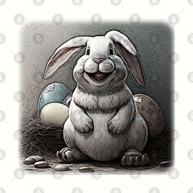 Easter Bunny Cartoon by MC Creations