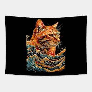 Catzilla Cat Paws Of Adoration Unleashed Tapestry