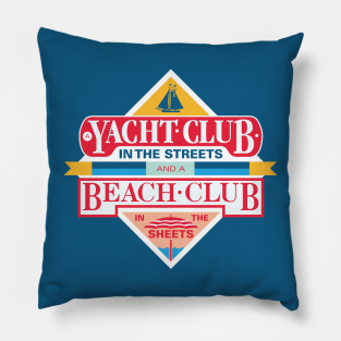 yacht and beach club throw pillows
