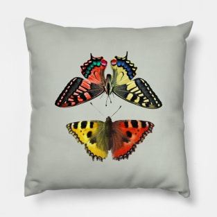 Two colored butterflies Pillow