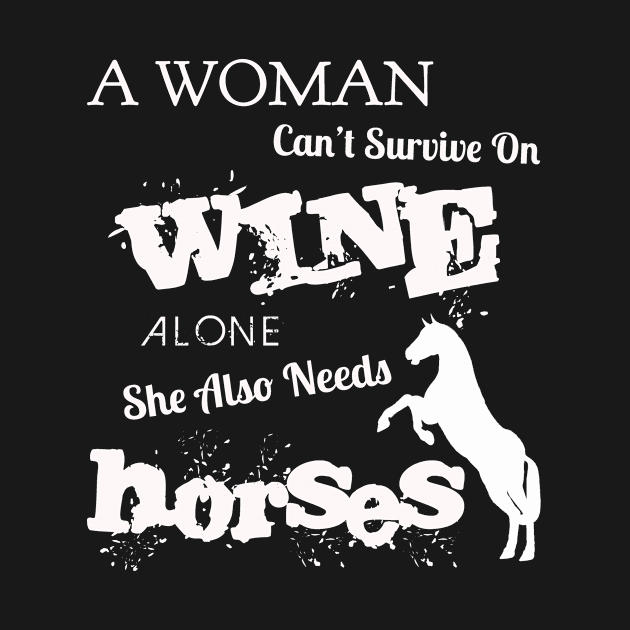 WINE AND HORSES by kat2016