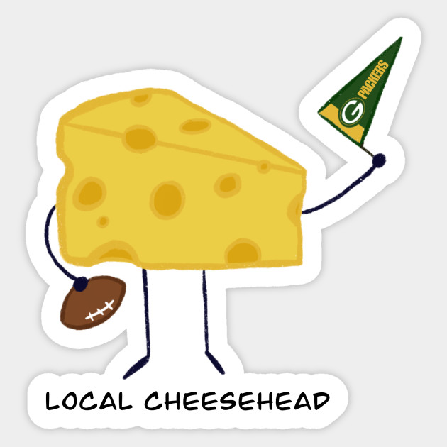 Local Cheesehead Cheesehead Pegatina Teepublic Mx