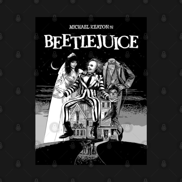 Beetle Juice Artwork by SAN ART STUDIO 