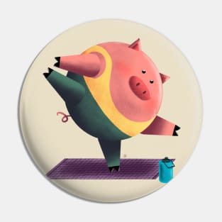 Yoga Pig Pin