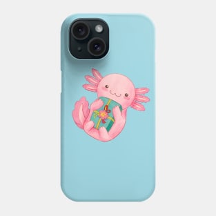 Axolotl Giving Gift Phone Case