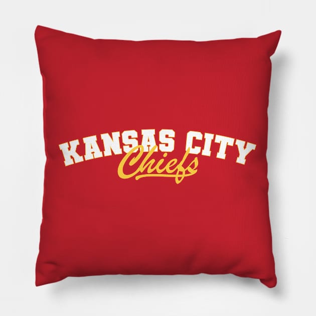 Kansas City Chiefs Pillow by Nagorniak