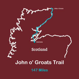 John O'Groats Trail in Scotland T-Shirt