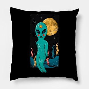 alien moonlight Pillow