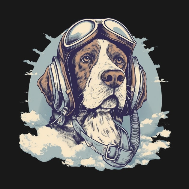 Aviator dog by GreenMary Design