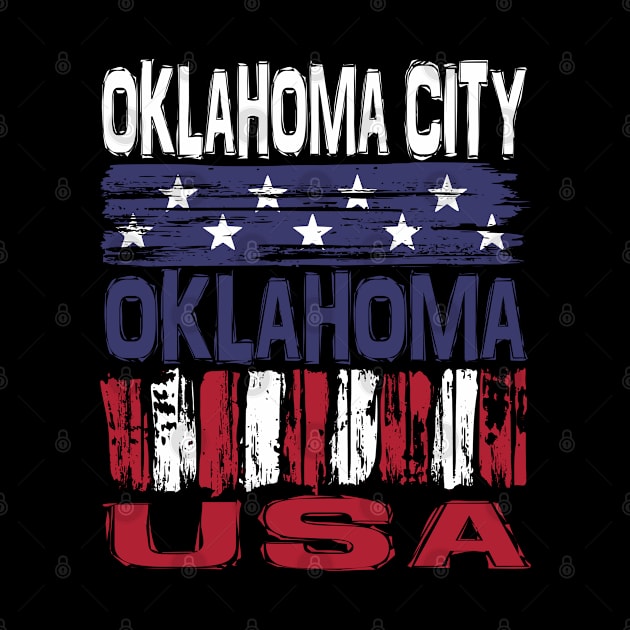 Oklahoma City Oklahoma USA T-Shirt by Nerd_art