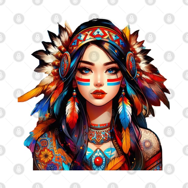 Native American, Beauty, Dakota Star | Catsie Cat by Catsie Cat