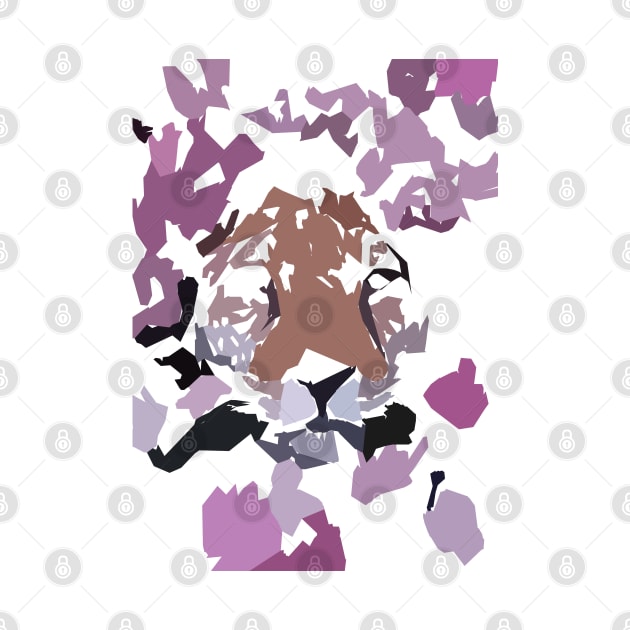 Tiger Abstract Art by Playful Creatives