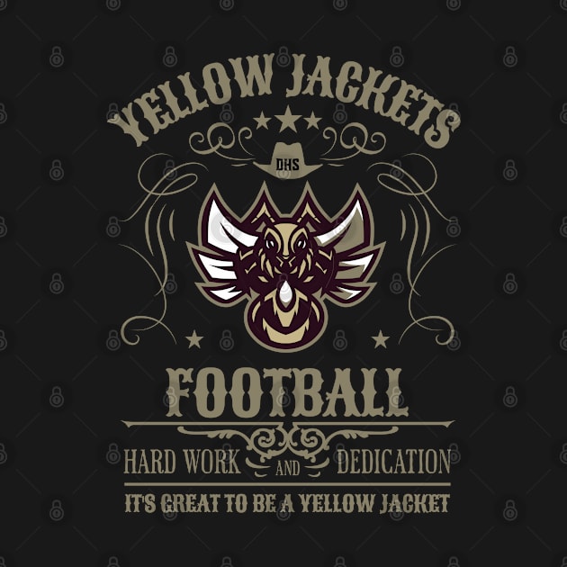 Yellow Jackets Football by Team Spirit