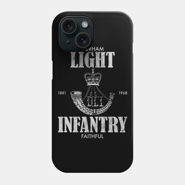 Durham Light Infantry (distressed) Phone Case by TCP