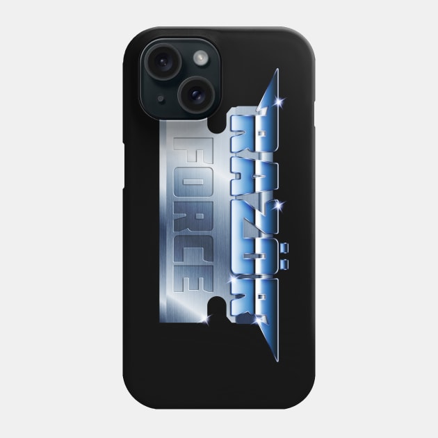 RazörForce Logo (Chrome) Phone Case by RazorFist