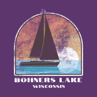 Bohners Lake, WI - Sailboat T-Shirt