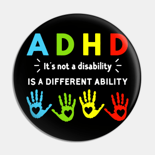 ADHD Autism Pin