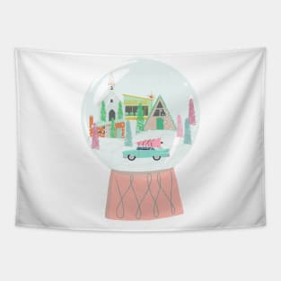 Mod Snow Globe Tapestry