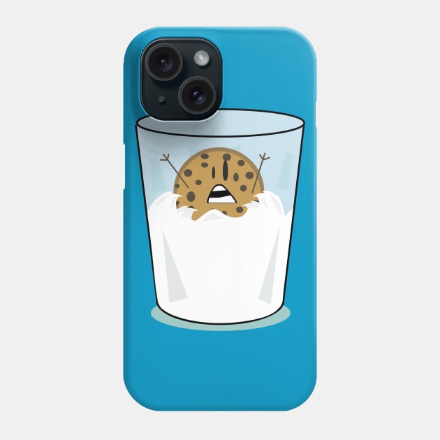 The problems of being a cookie in a glass of milk Phone Case by Albaricoque