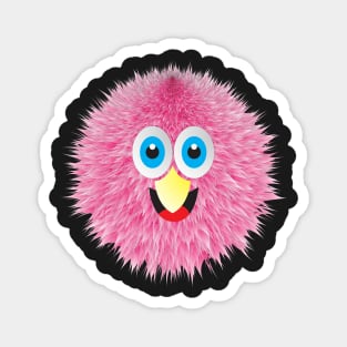 Mr. hairy funny cartoon character Magnet