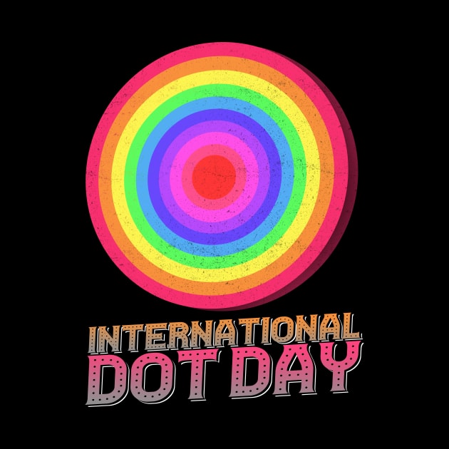 'Rainbow Dot' Awesome International Dot Day Gift by ourwackyhome