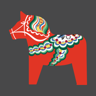 Swedish Dala Horse T-Shirt