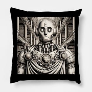 Classical Sculpture Bot Tee 2 Pillow