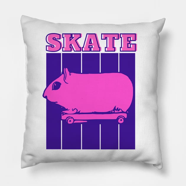 SKATE Guinea Pig Pillow by RaisedbyHamsters