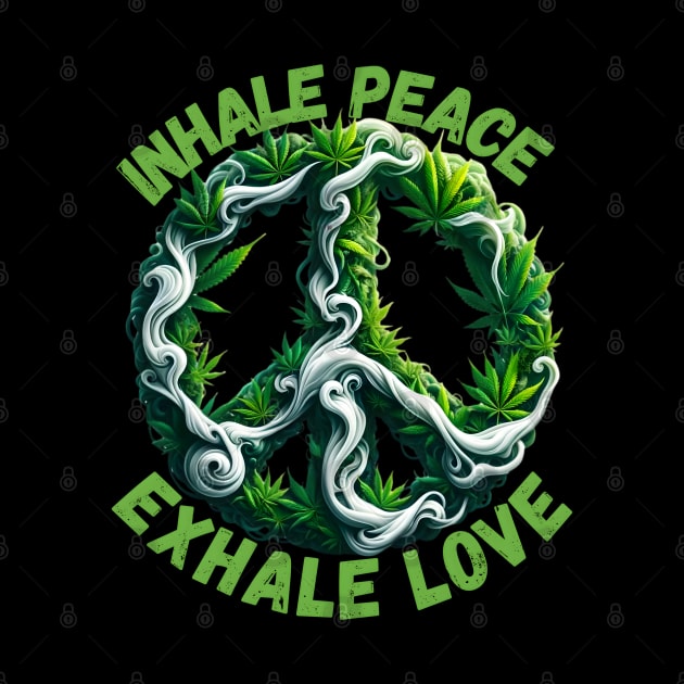 Weed Peace Symbol  420 day by FnF.Soldier 