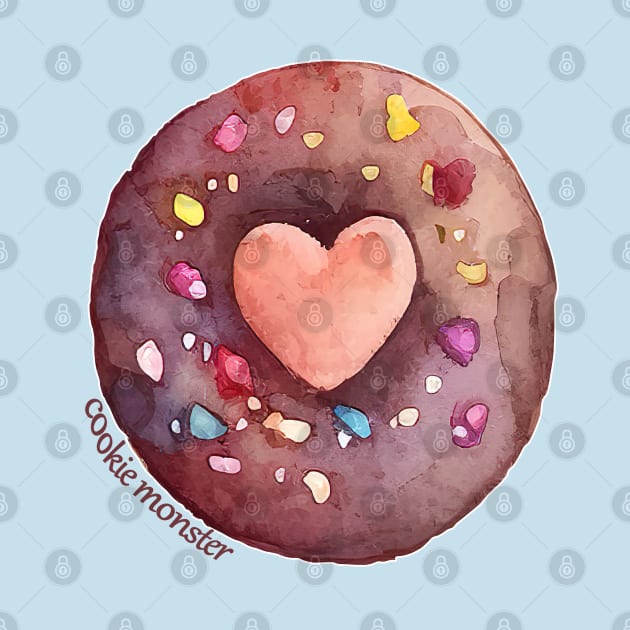 Rainbow Sprinkle Cookie by The Three Pixel