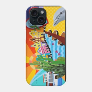 Sunny island, holiday and tropical Caribbean Phone Case