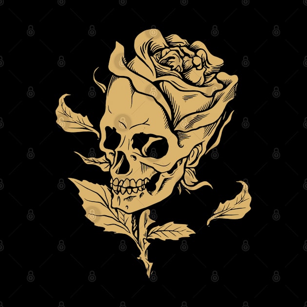 Skull Head Flower by TomCage