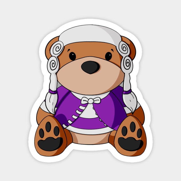 Baron Teddy Bear Magnet by Alisha Ober Designs