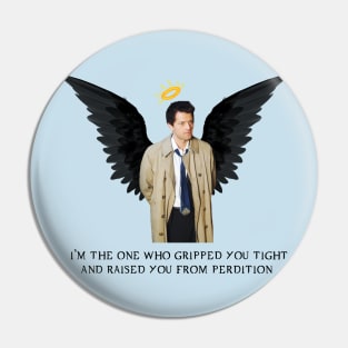 Castiel Supernatural Pin