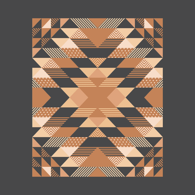 Nude Tribal Art Pattern by marieltoigo